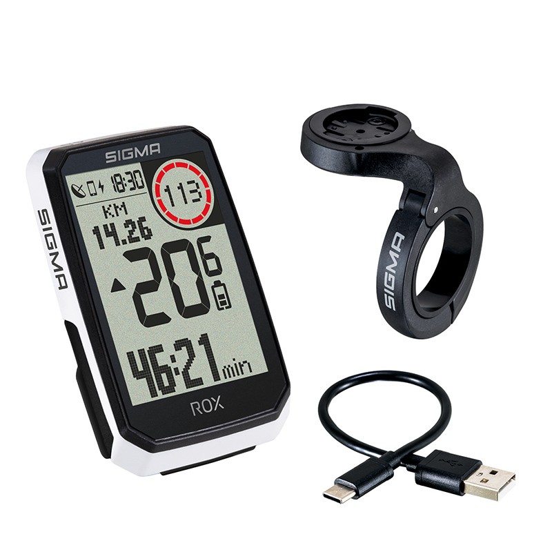 CYCLOMÈTRE SIGMA ROX 4.0 ENDURANCE BLANC