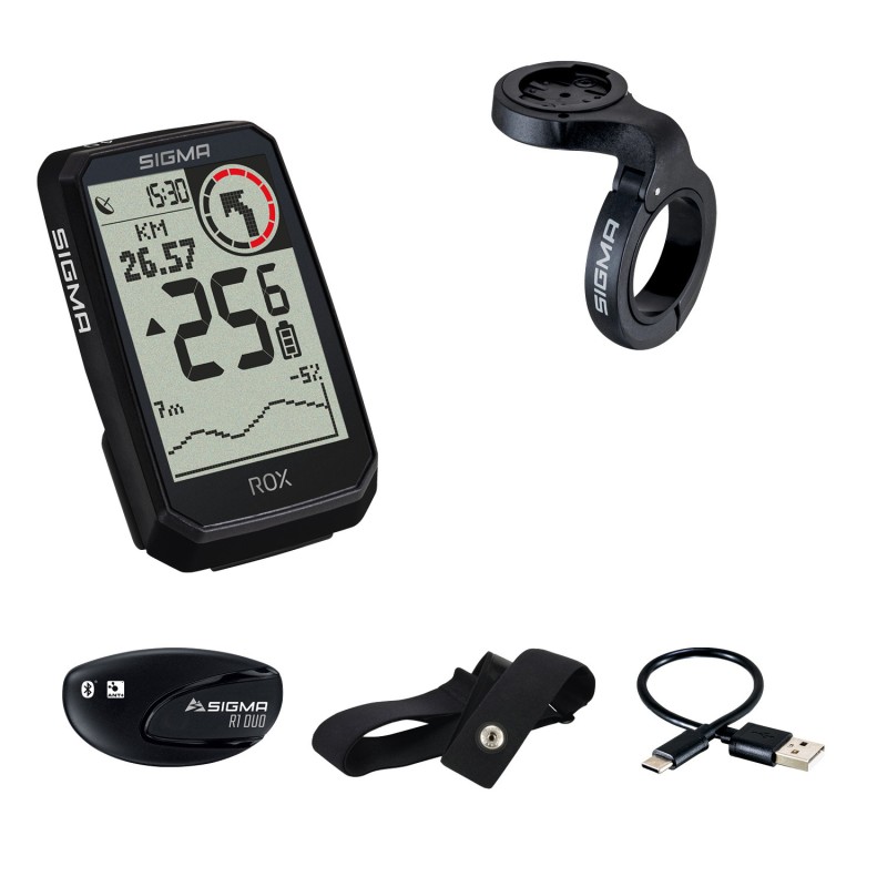 COMPTEUR DE VÉLO SIGMA ROX 4.0 ENDURANCE HR NOIR