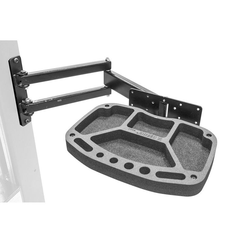 PLATEAU À OUTILS AVEC BRAS PLIANT