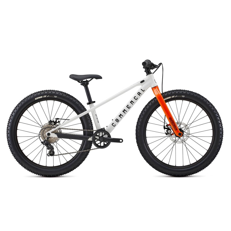 VÉLO ENFANT COMMENCAL RAMONES 24 TRIGGER PURE BLANC
