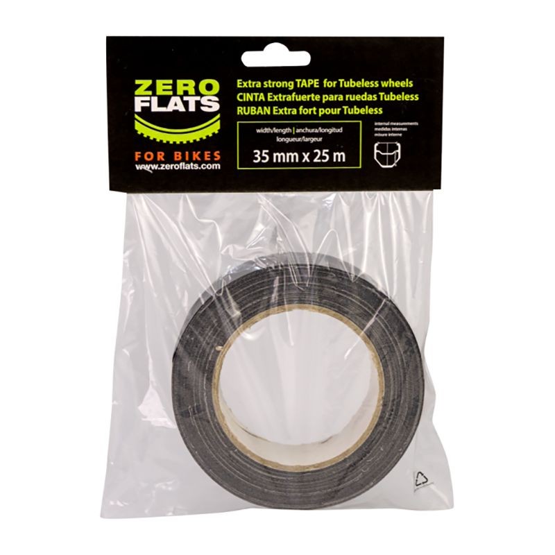 RUBAN ADHÉSIF POUR JANTES TUBELESS ZEROFLATS TECHNIQUE 35mm 25M